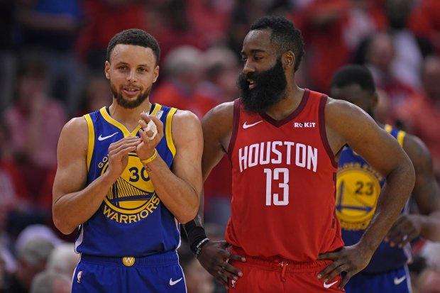 NBA常规赛视频直播：火箭VS勇士 哈登威少率火箭客场再战誓复仇！